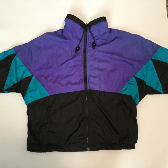 Vintage Stagsport Jackets & Blazers - Trendy Vintage 80's Nylon Track Windbreaker Jacket